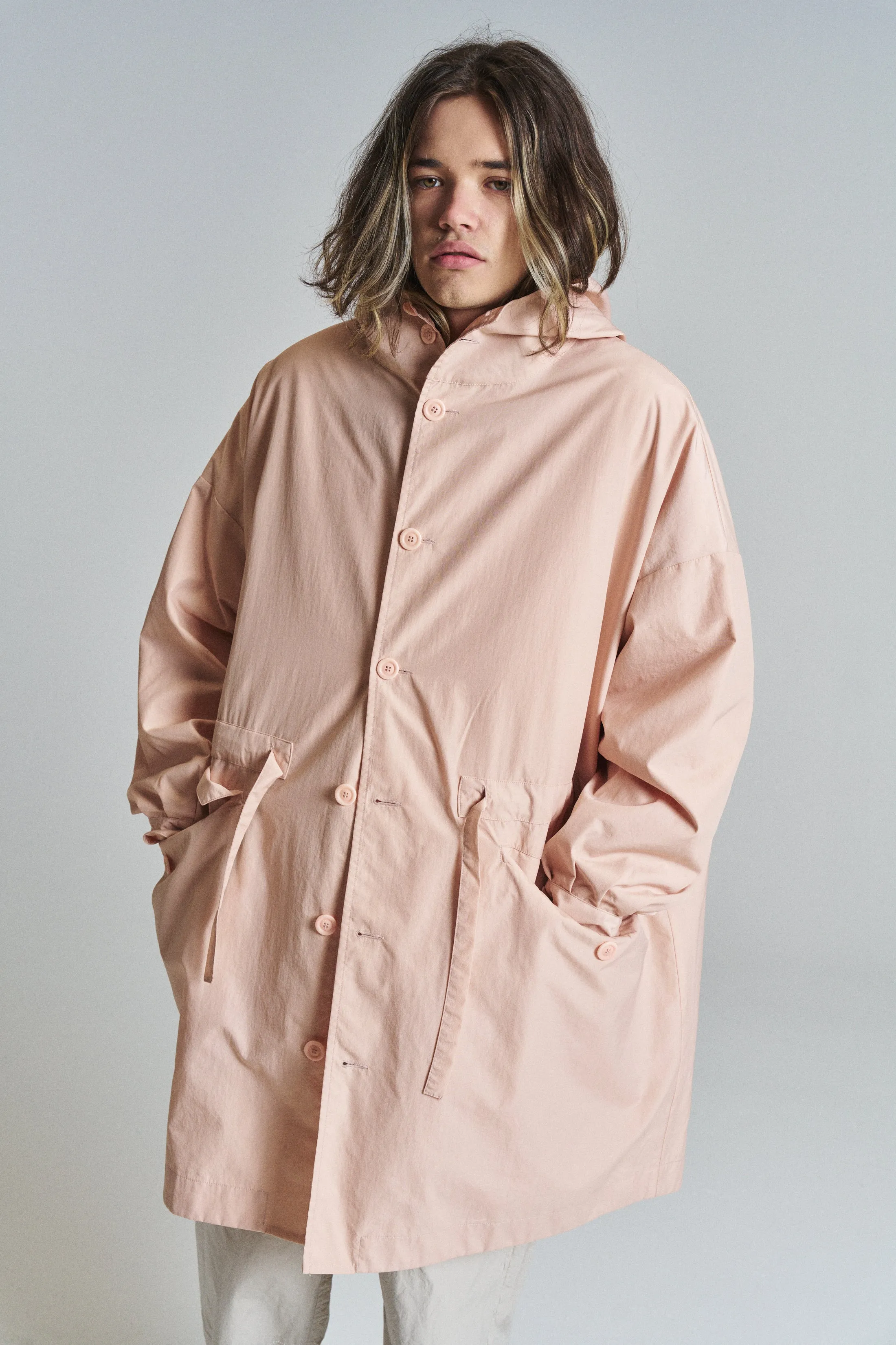 Pink Light Tech Poly Stanley Parka