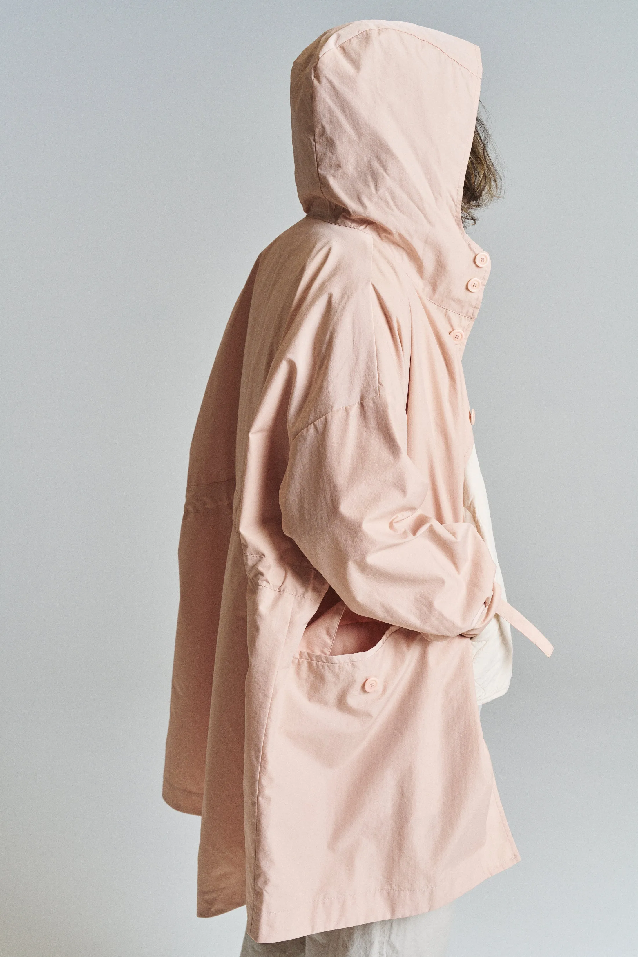 Pink Light Tech Poly Stanley Parka