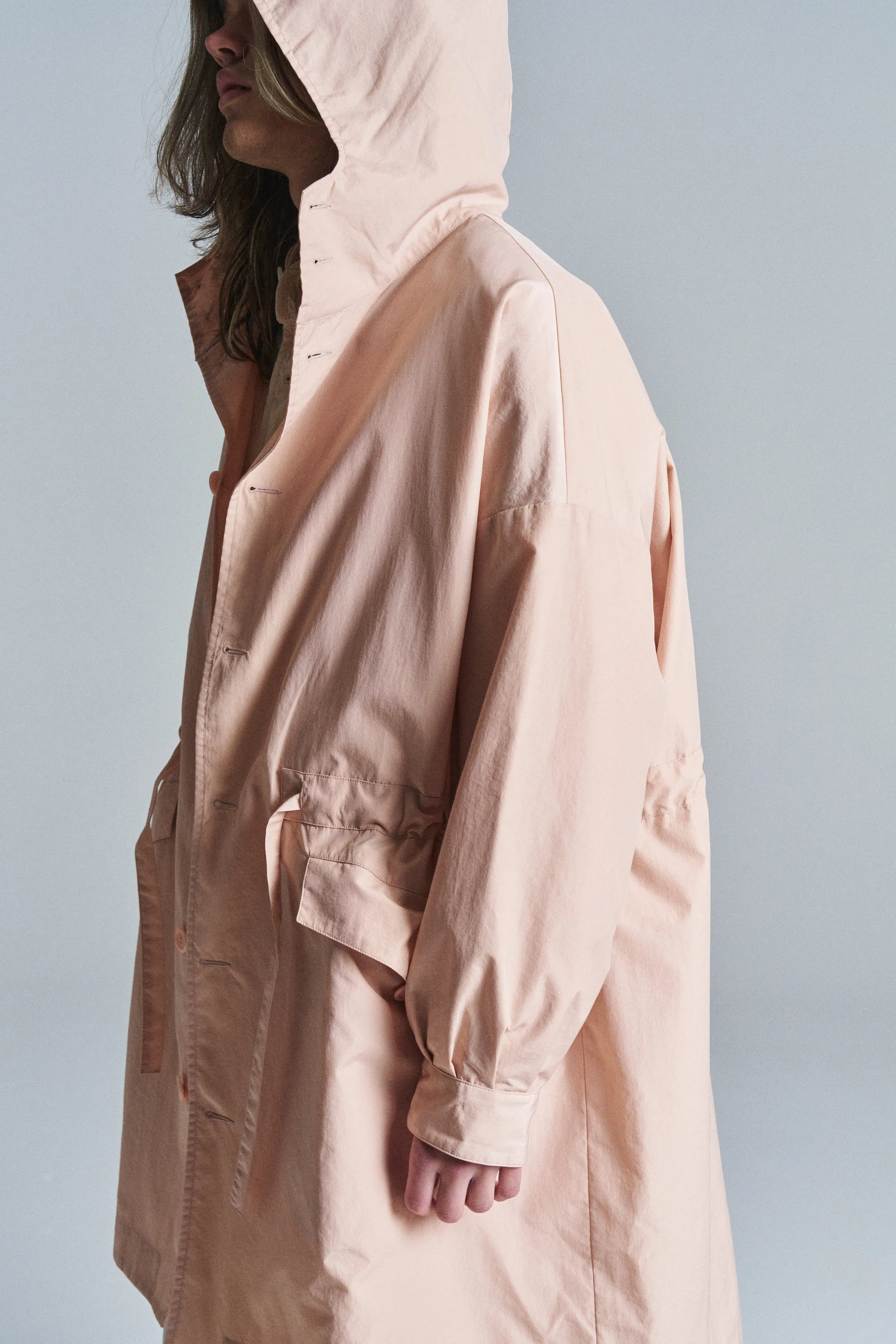 Pink Light Tech Poly Stanley Parka