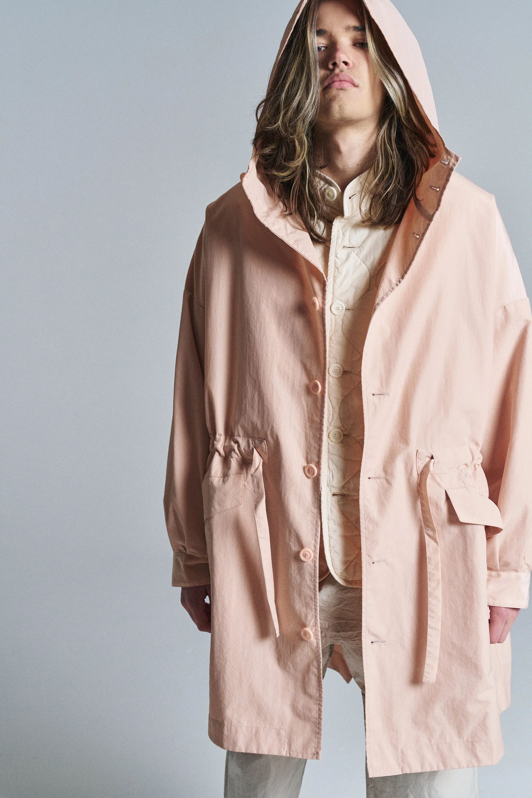 Pink Light Tech Poly Stanley Parka