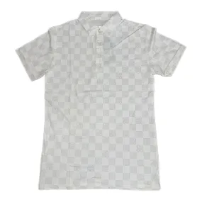 Pique Polo - White