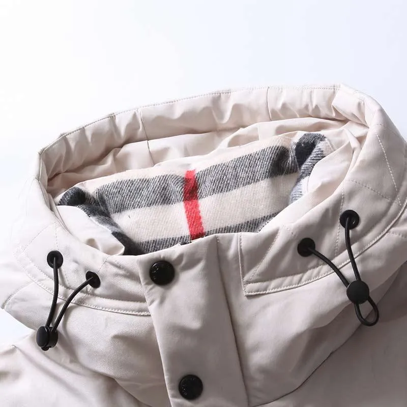 Plus Thickened Hooded Chic Puffer Jacket