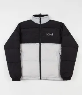 Polar Combo Puffer Jacket - Black / Ice Grey