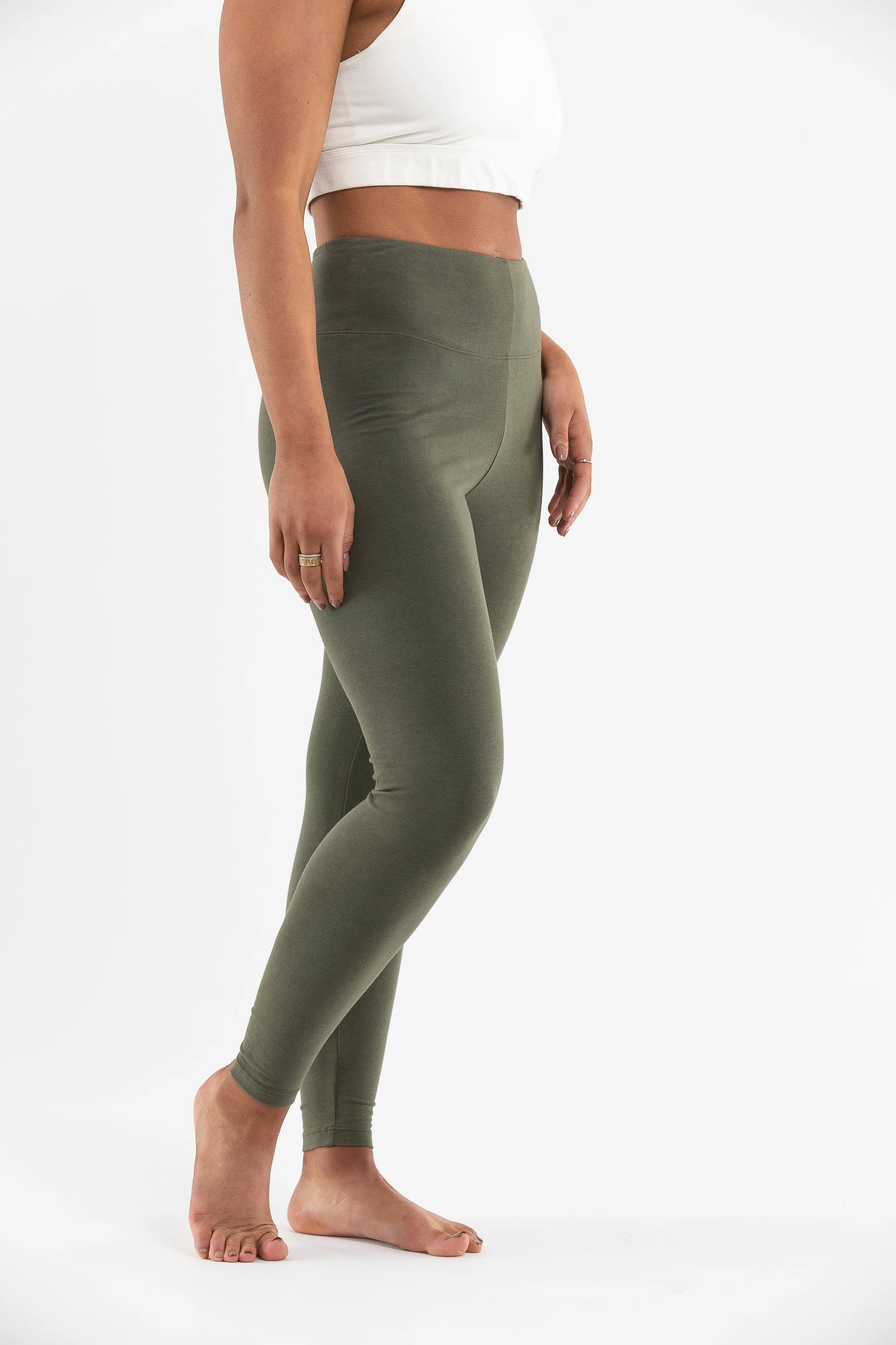 Power Leggings| Khaki