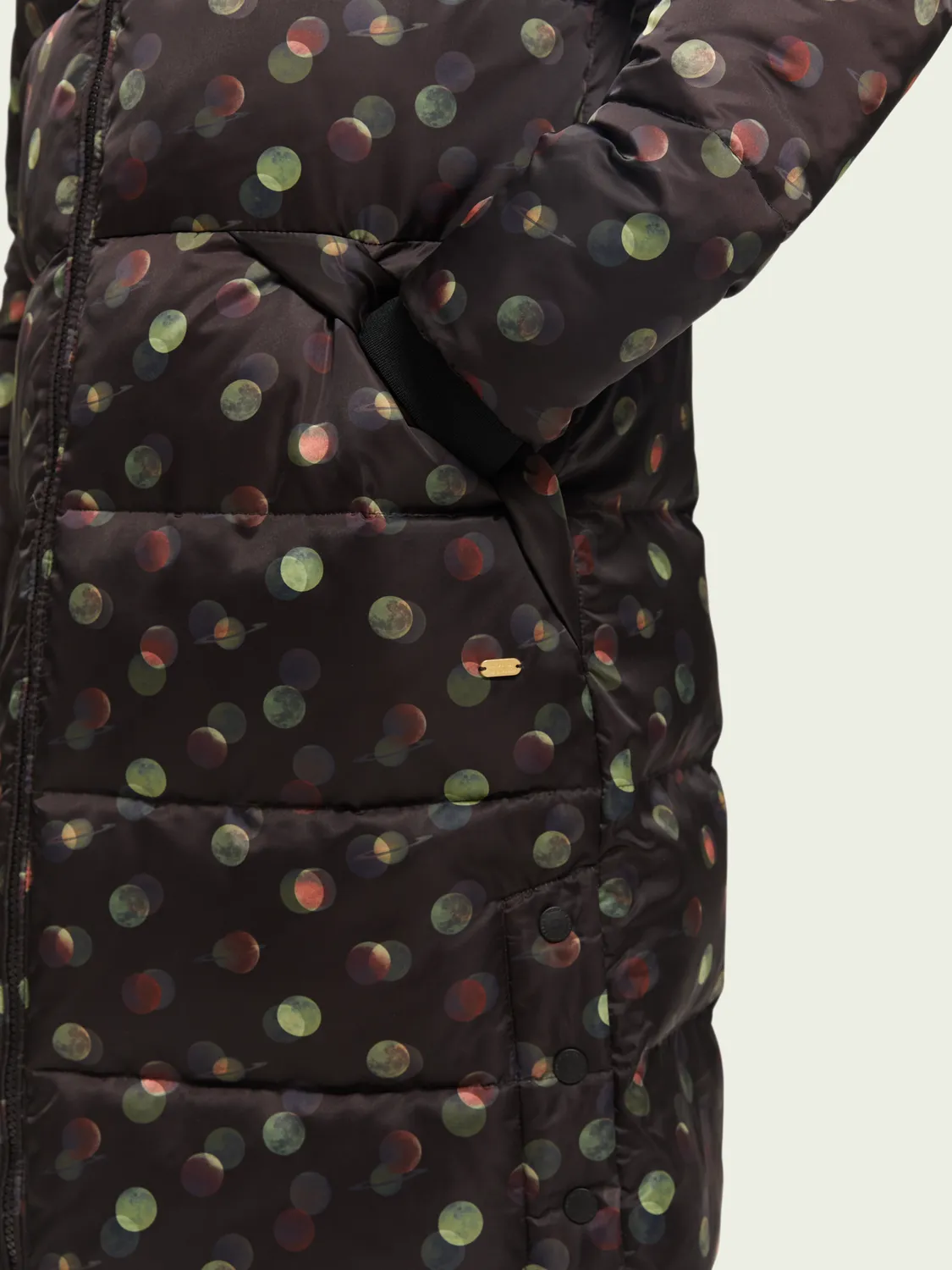 Printed Puffer Coat