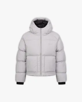 PUFFER JACKET LIGHT GREY