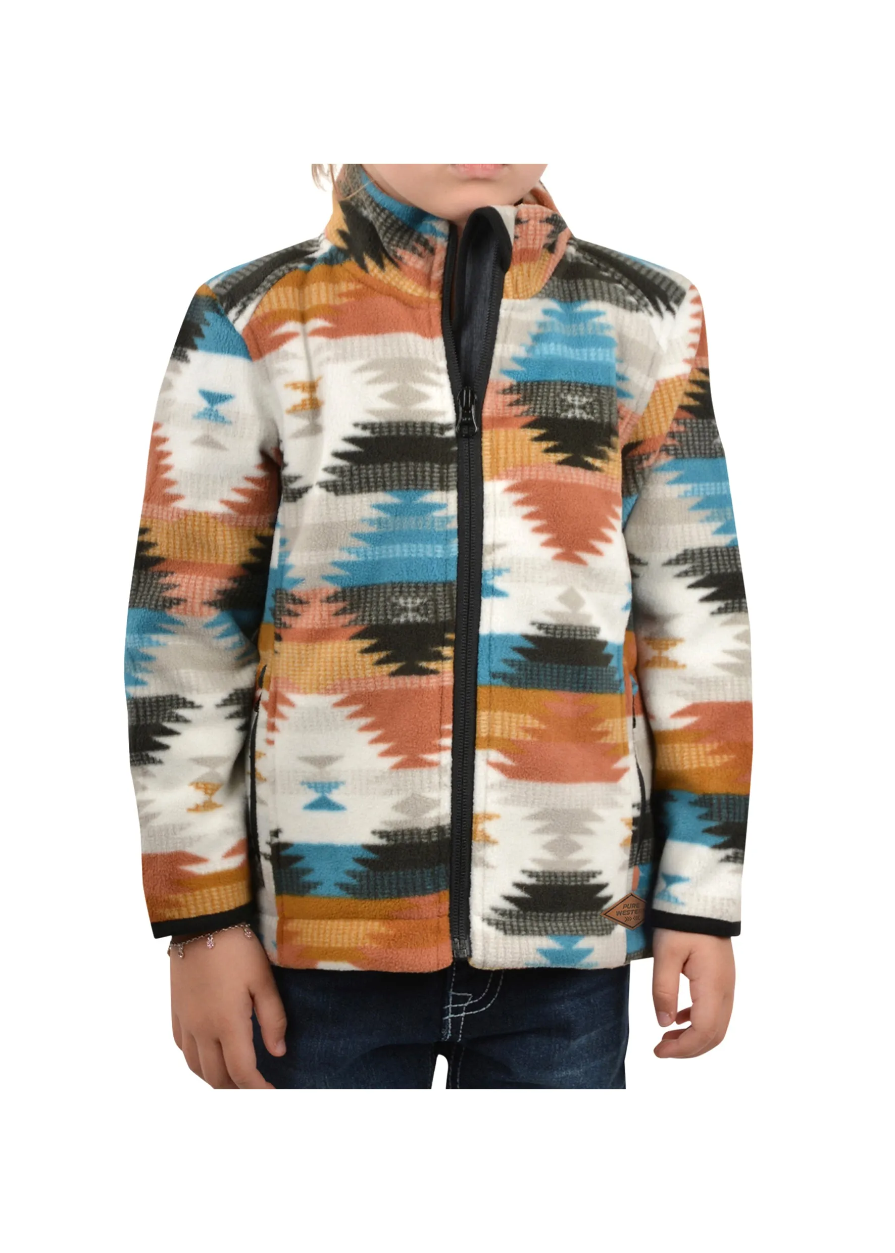 Pure Western Girls Aztec Jacket- P2W5700558