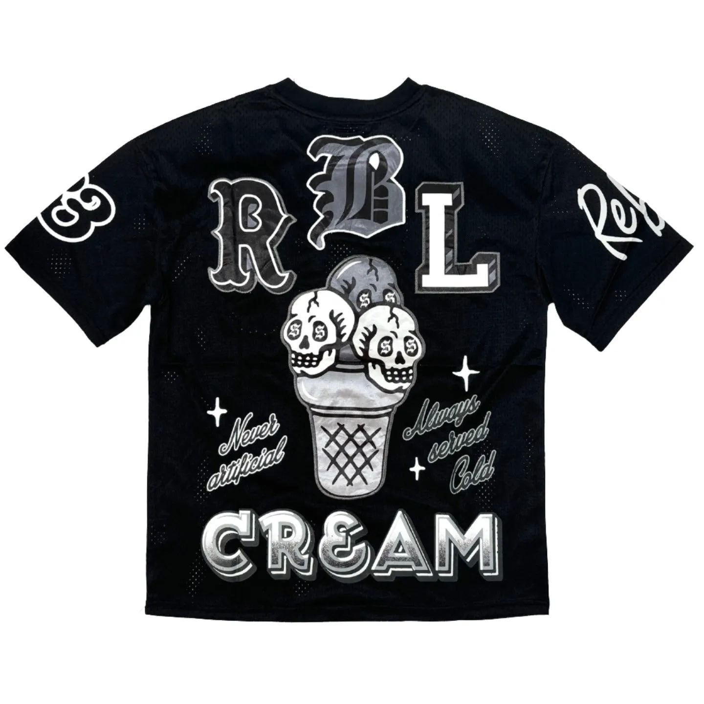 REBEL MINDS RBL Cream Graphic T-Shirt