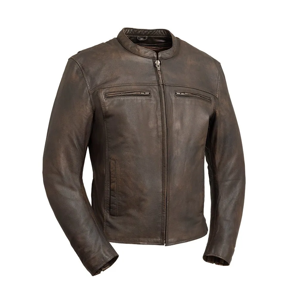 Rocky Men's Motorcycle Leather Jacket