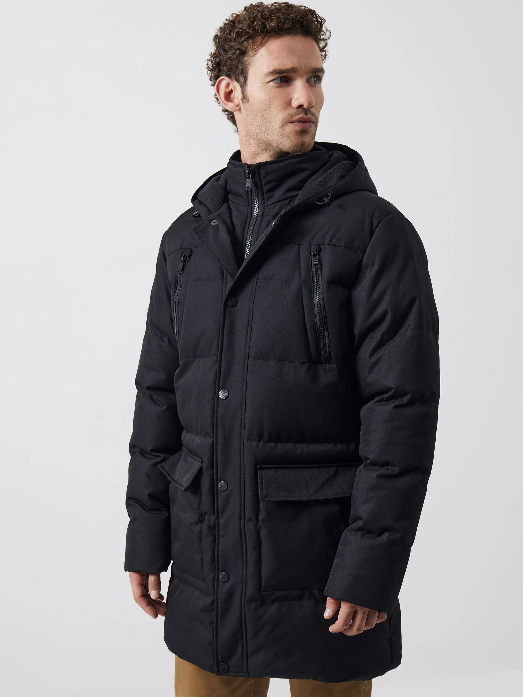 Row Layered Puffer Parka Coat