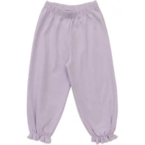 Ruffle Bloomer Pants- Lavender Stripe