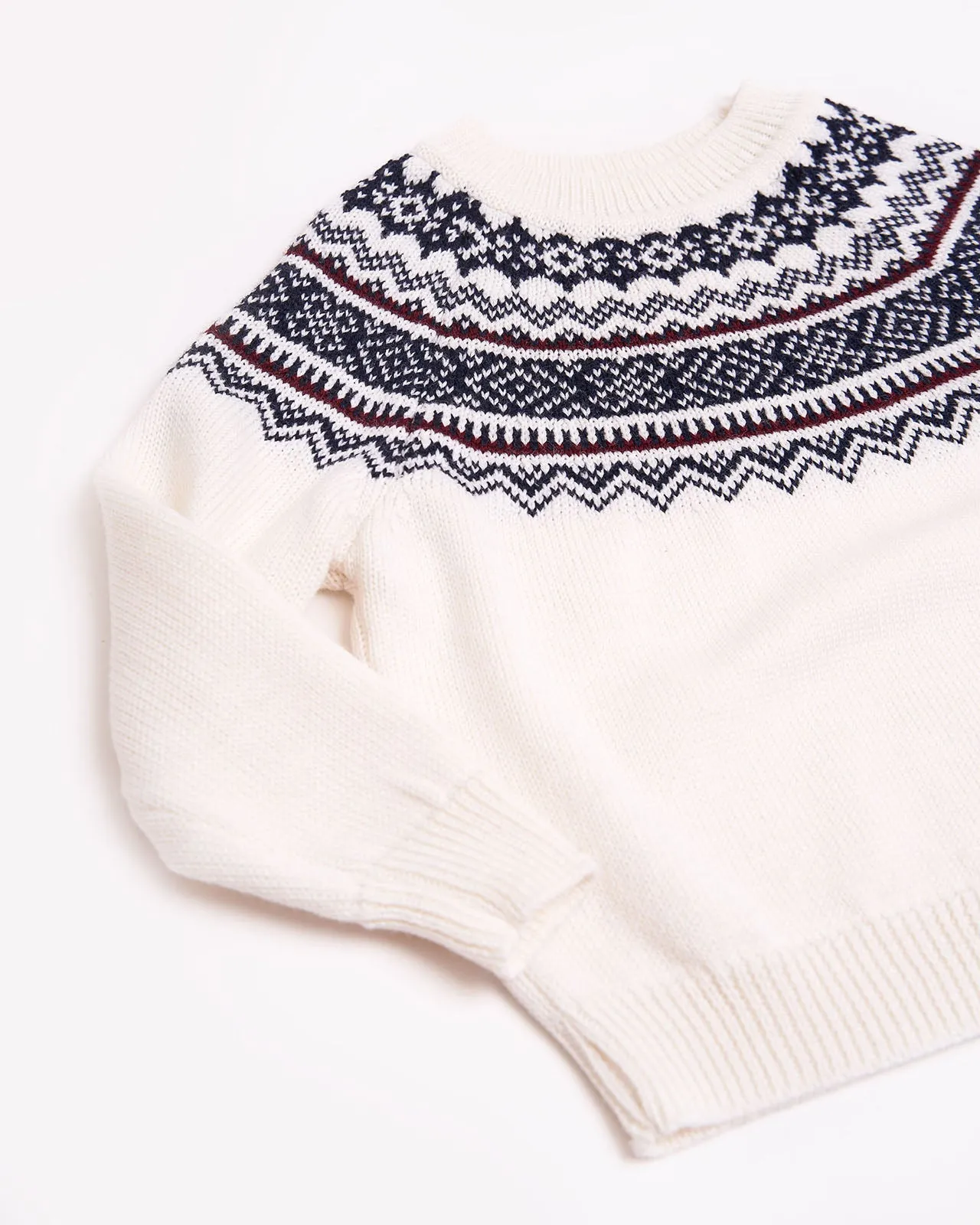 Ruhnu kid's yoke sweater