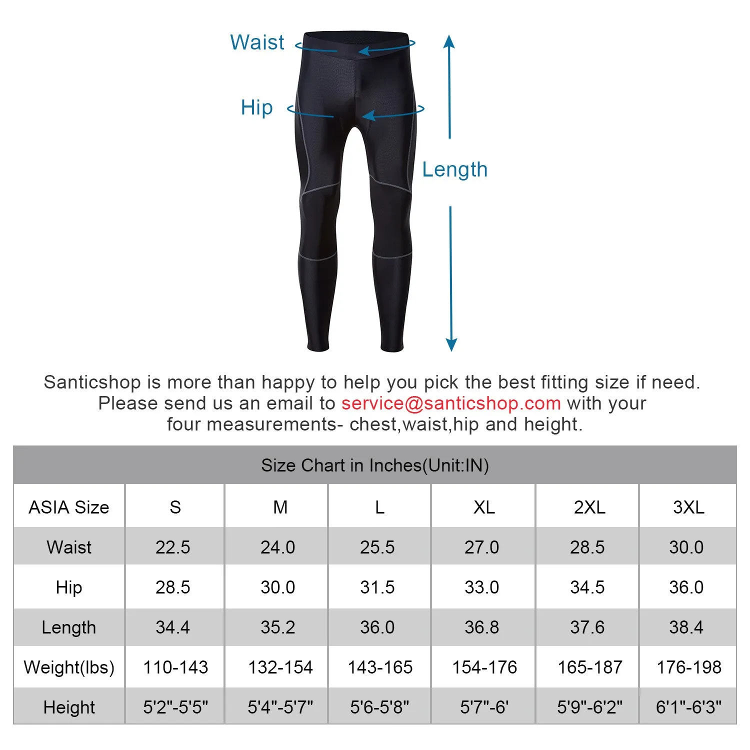 Santic Gree Men Padded Cycling Pants