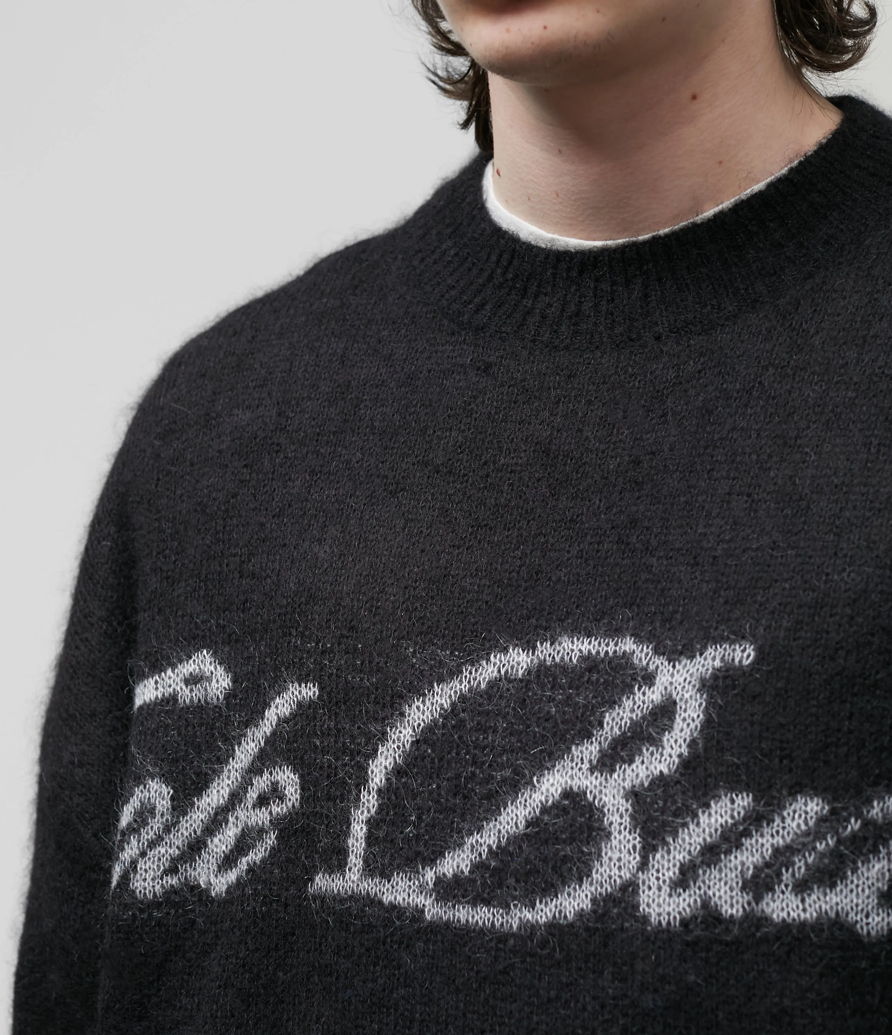 SCRIPT LOGO KNIT