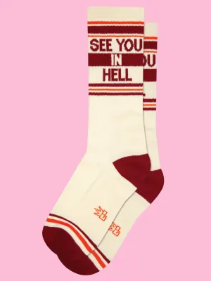 SEE YOU IN HELL SOCKS