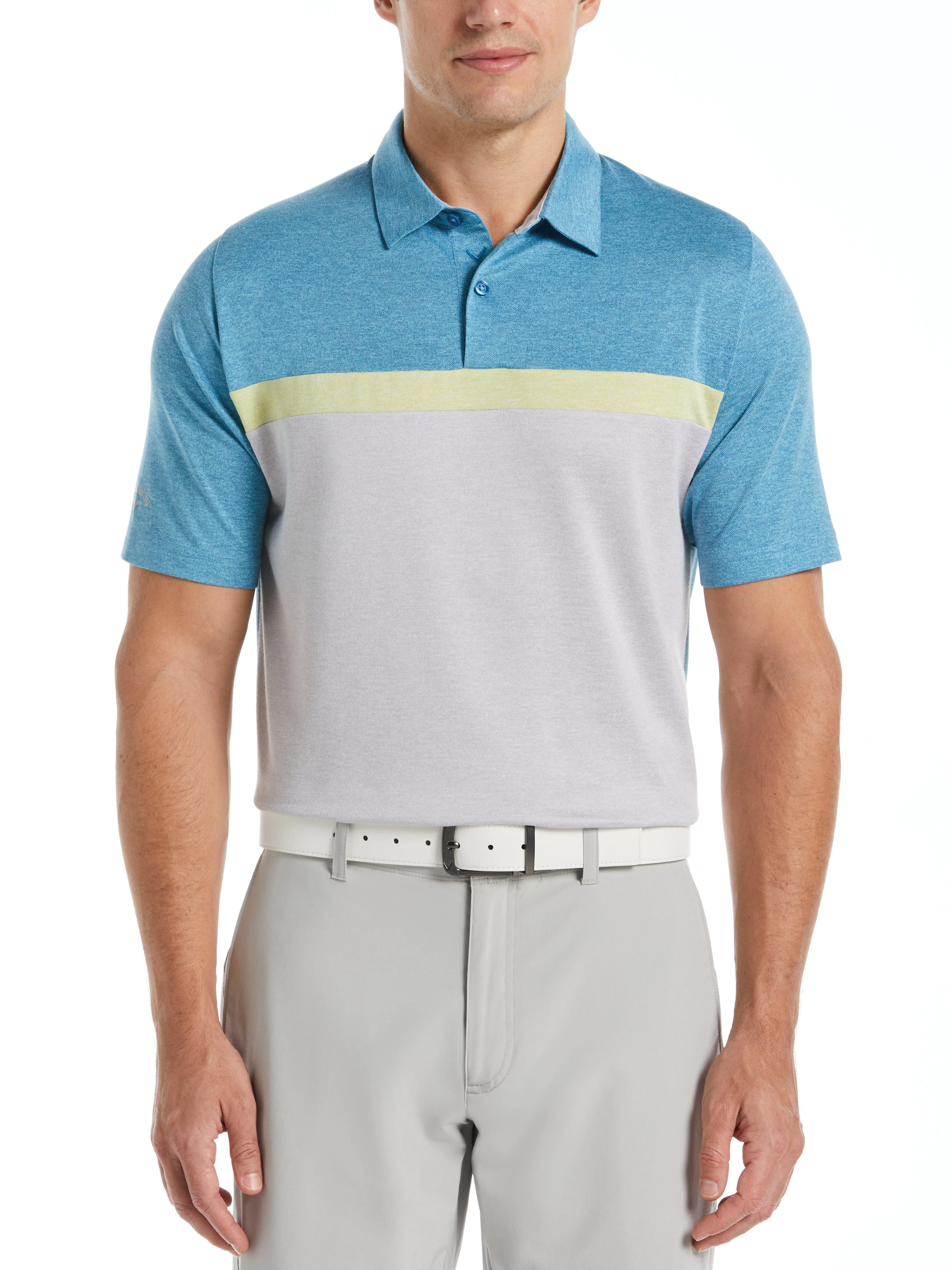 Soft Touch Color Block Golf Polo