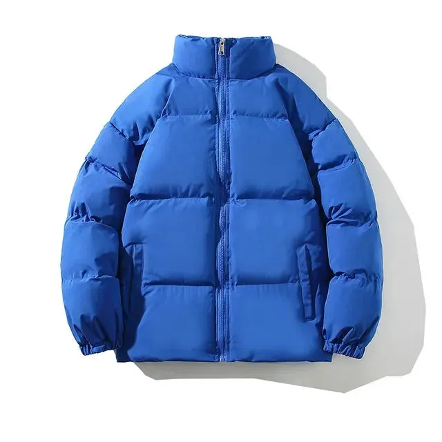 Solid Thickened Warm Parka