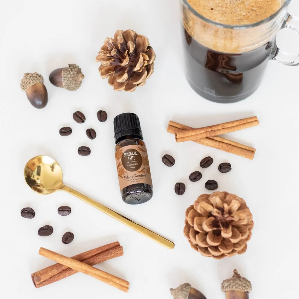 Spiced Chai Latte Essential Oil Blend- Swirls Of Cinnamon & Comforts Of Warm Chai Combine To Create The Perfect Fall Seasonal Aroma