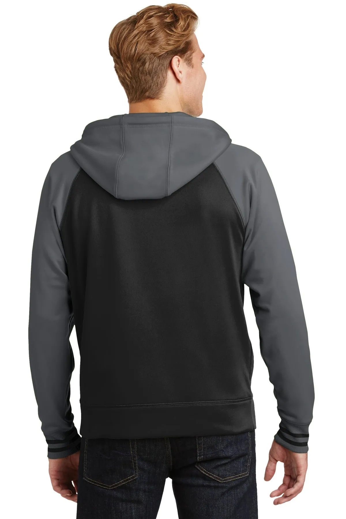 Sport-Tek® Sport-Wick® Varsity Fleece Full-Zip Hooded Jacket. ST236