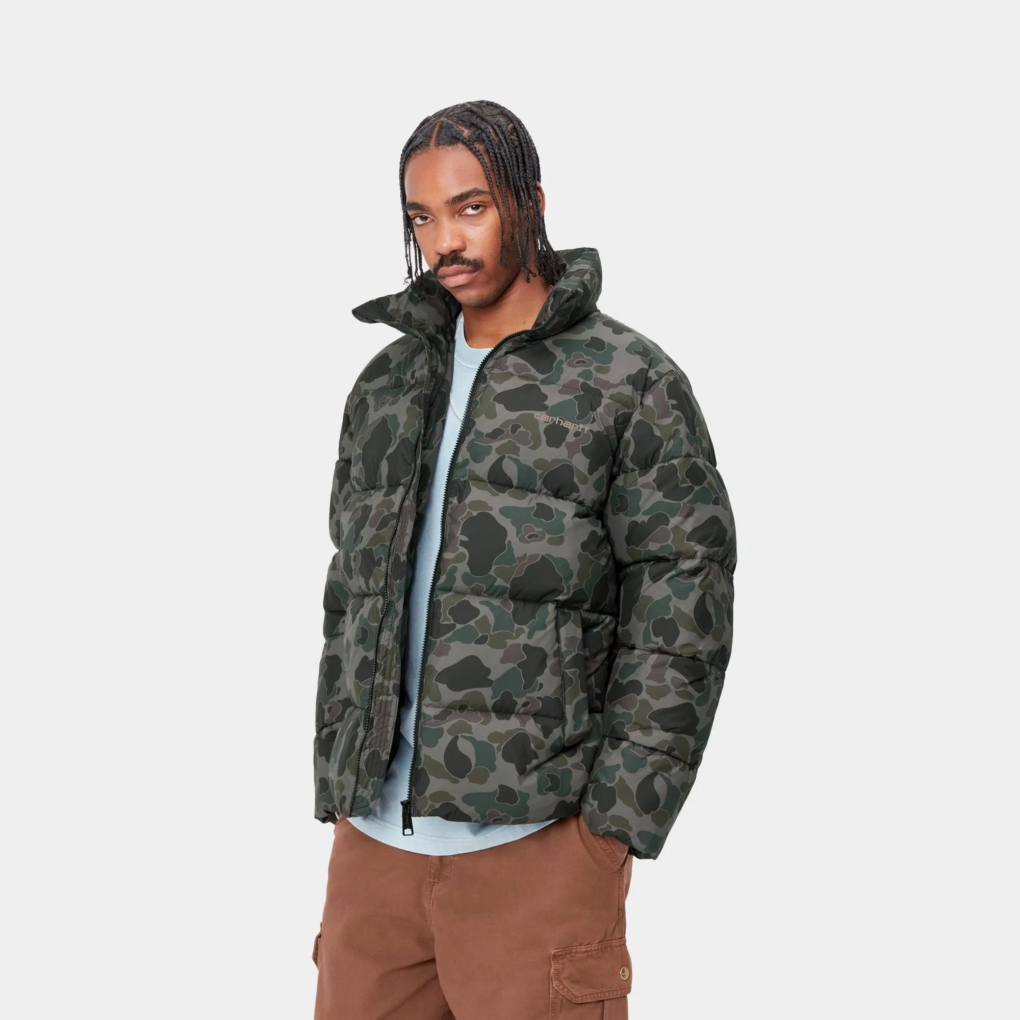 Springfield Jacket | Grey / Hamilton Brown Camo Duck