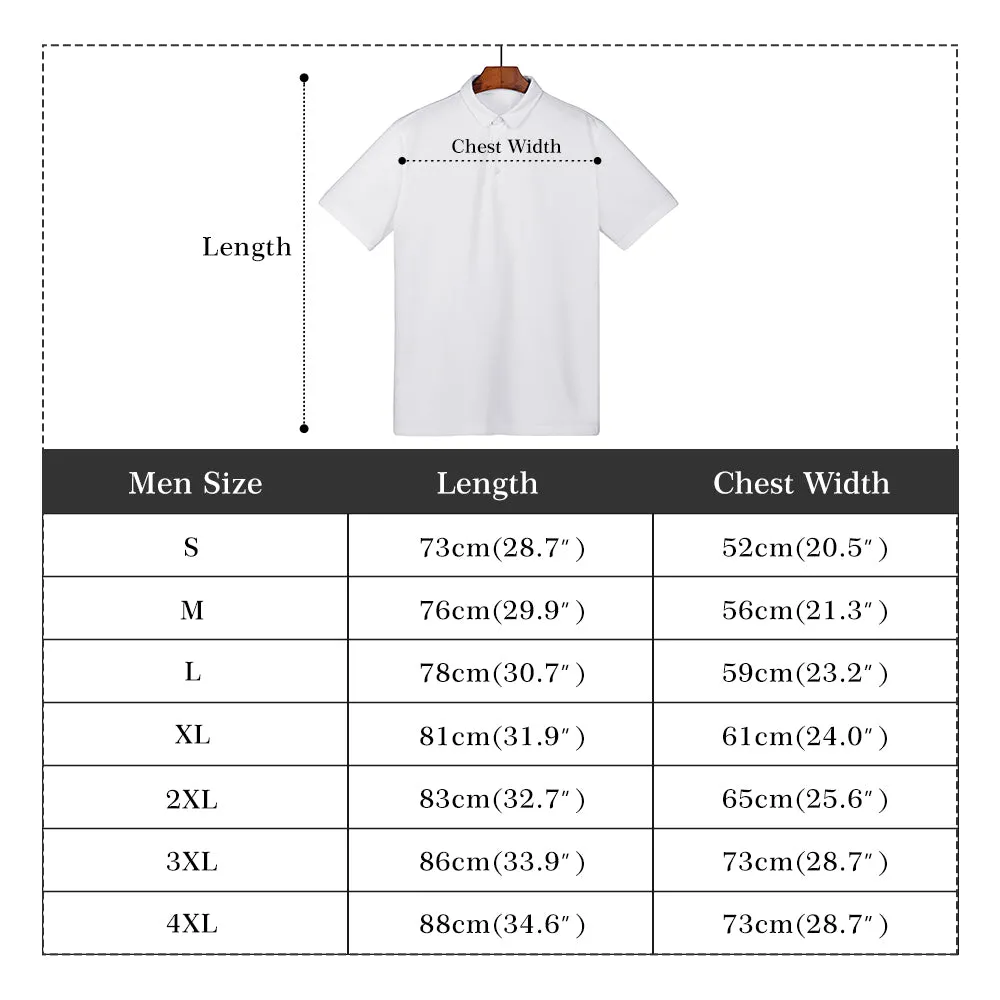 Squared Mens Polyester Polo Shirt