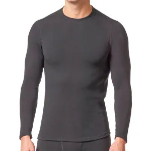 STANFIELD'S 7569 Men's Expedition Weight Long Sleeve Crew Neck Black Shirt