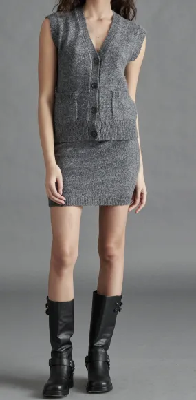 STE Charcoal Jennie Sweater Skirt