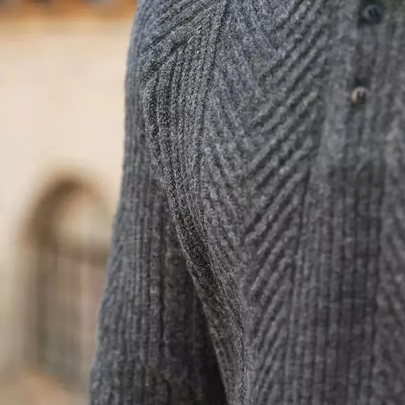 Textured Collar Sweater