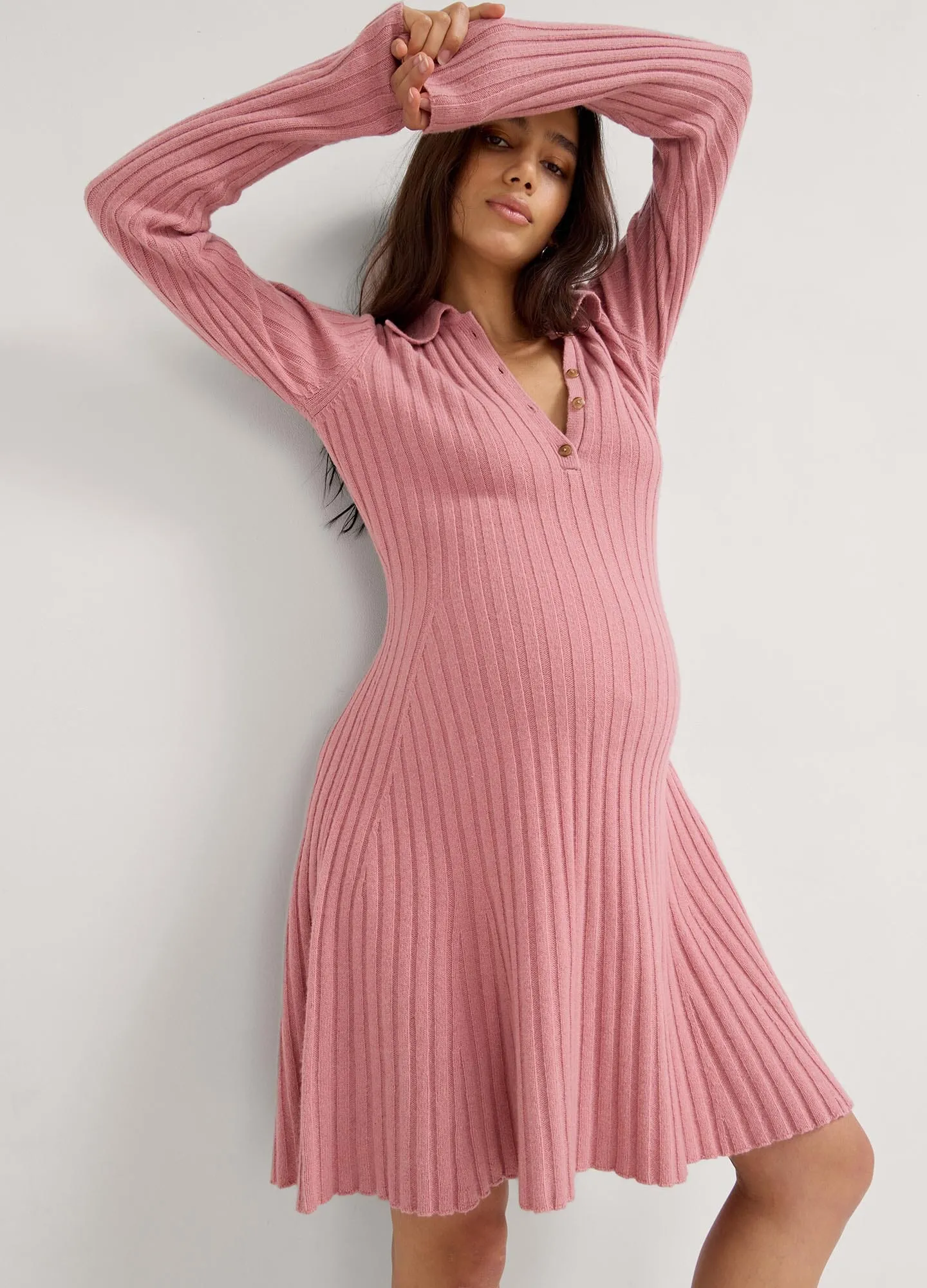 The Addie Polo Sweater Dress