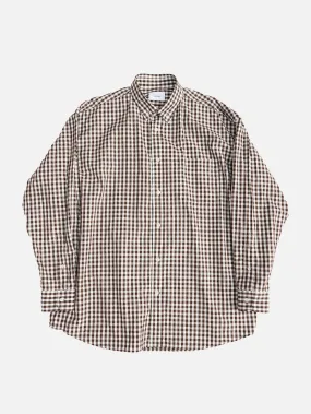 The Big Gingham Check Shirt - Chocolate