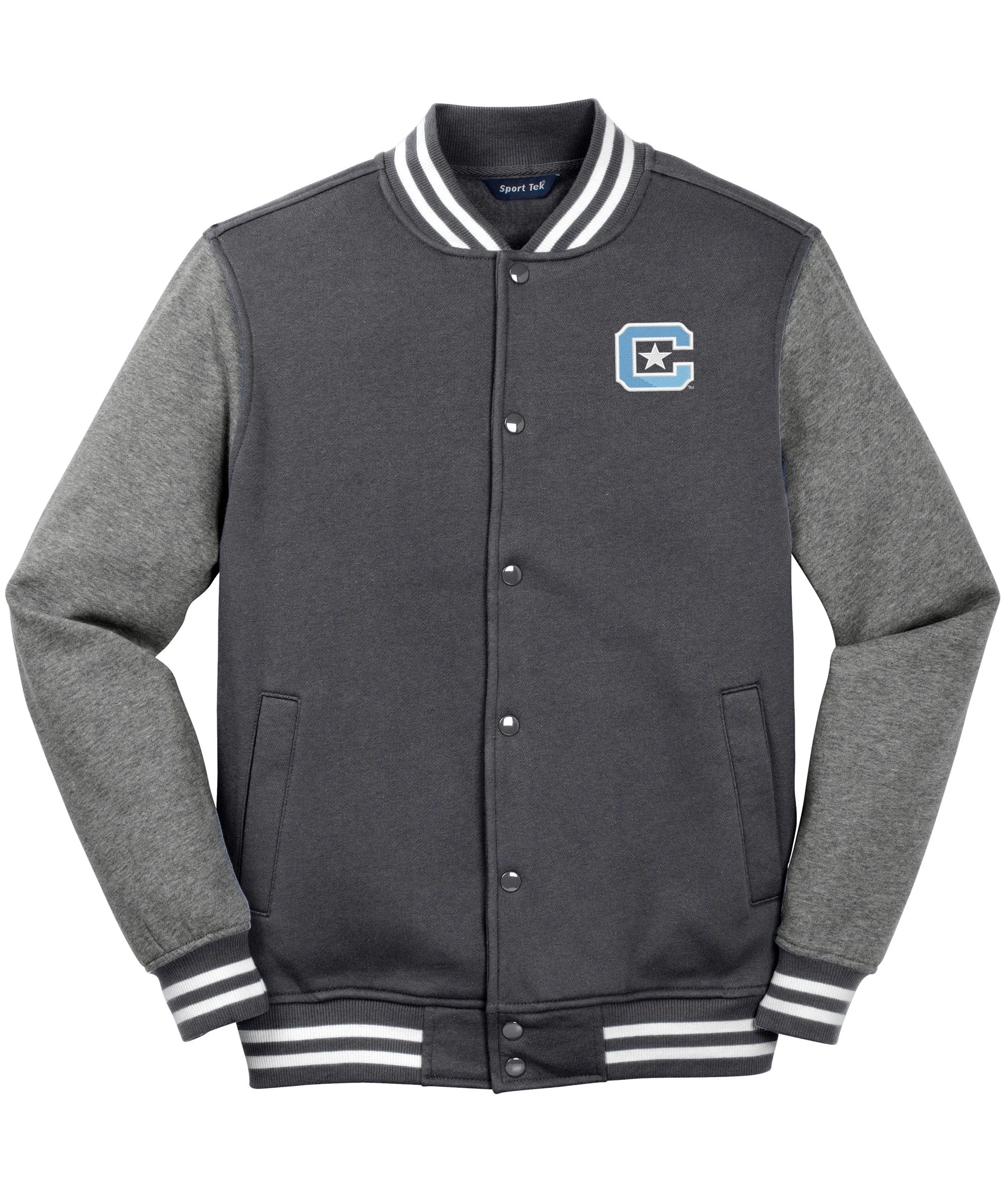 The Citadel, Block C logo Fleece Letterman Jacket