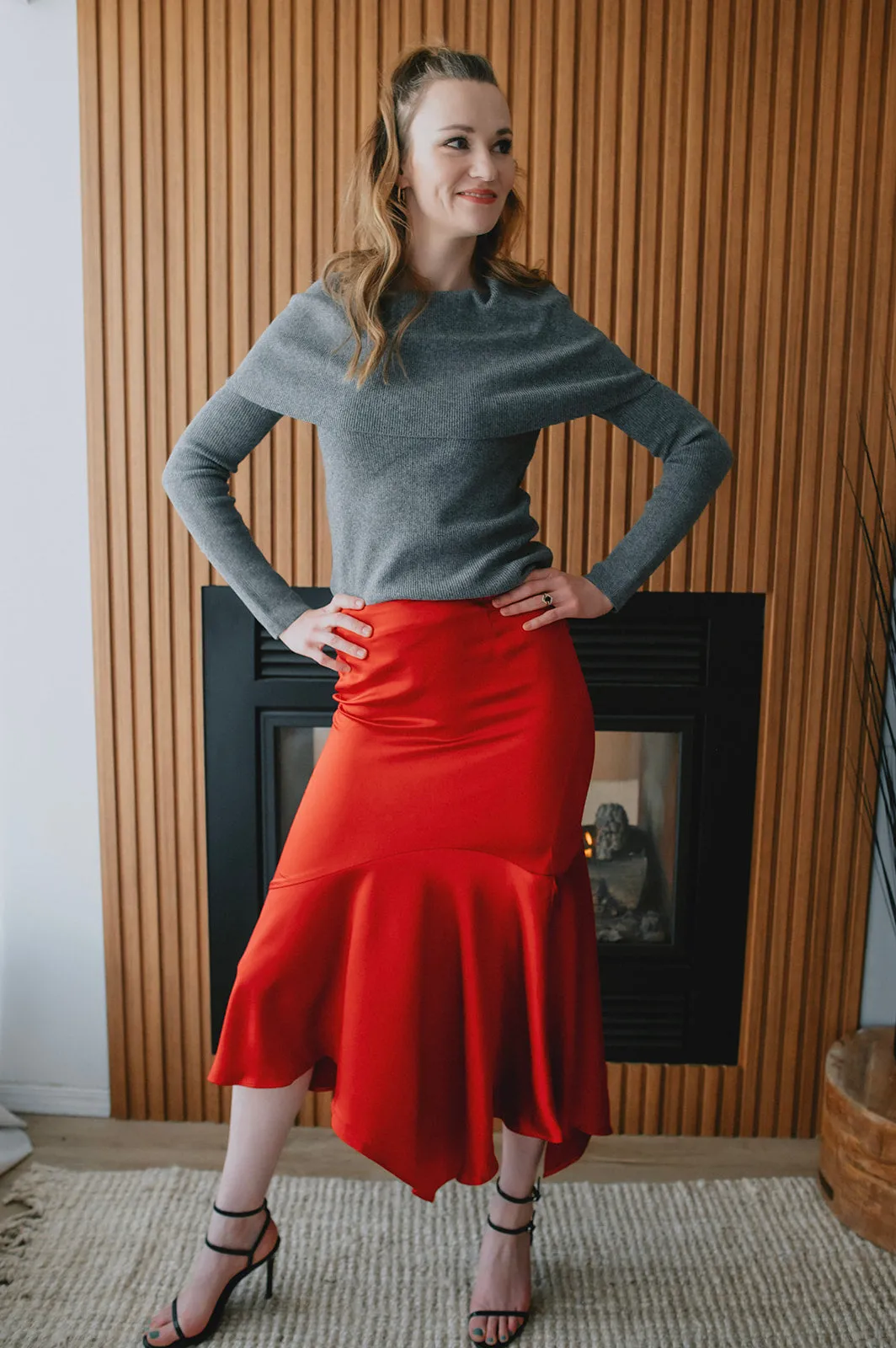 The Lucille Skirt - Red