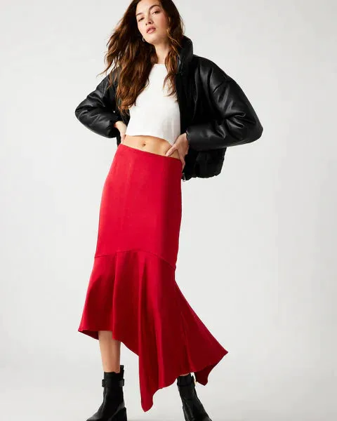 The Lucille Skirt - Red