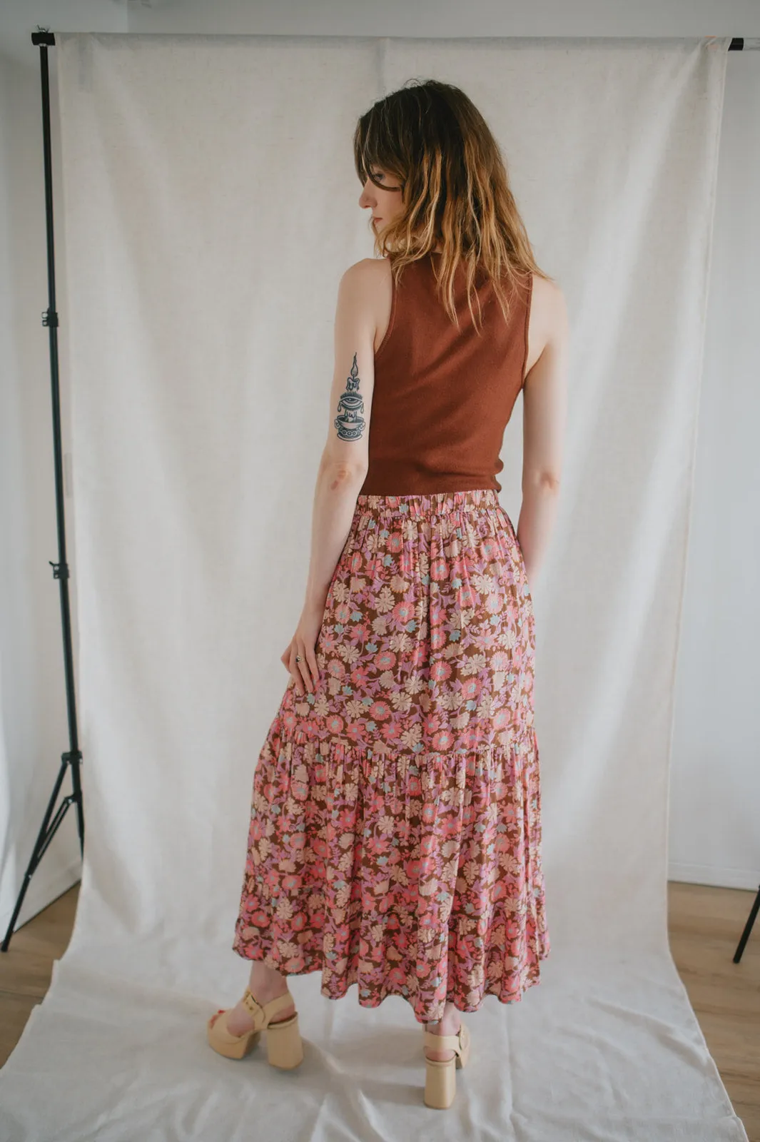 The Rex Maxi Skirt by Saltwater Luxe