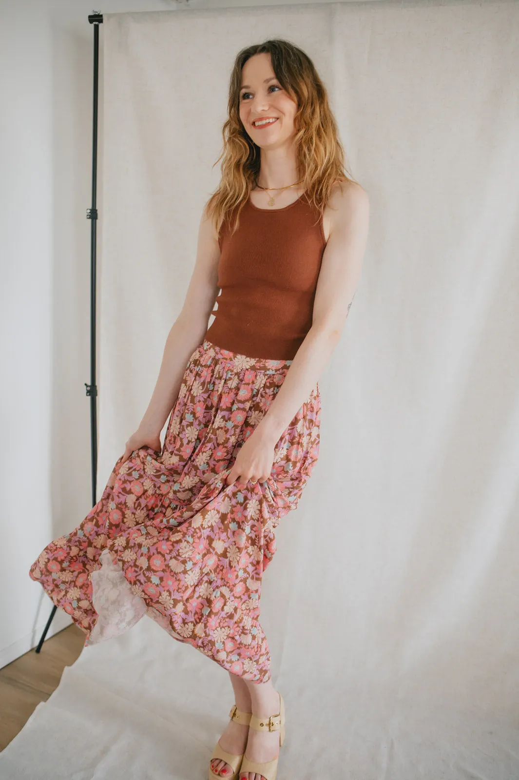 The Rex Maxi Skirt by Saltwater Luxe