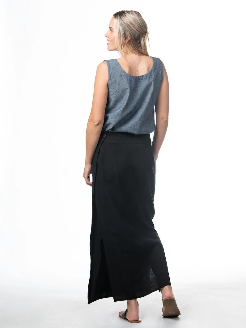 The Wrap Maxi Skirt