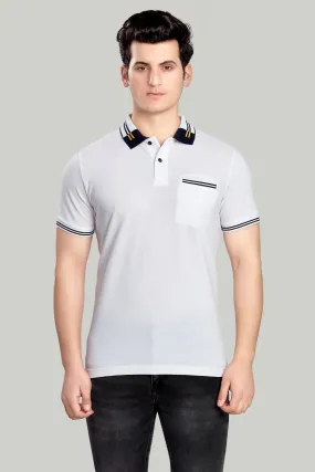 Tipped Collar Solid Polo