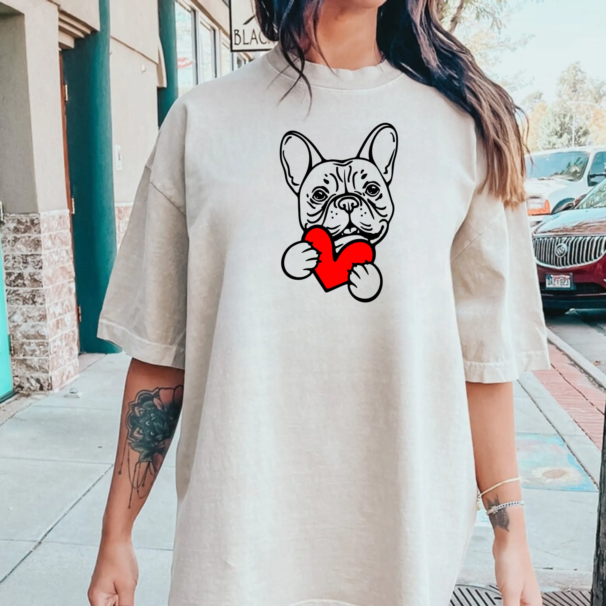 Valentine's Day French Bulldog Shirt