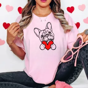 Valentine's Day French Bulldog Shirt