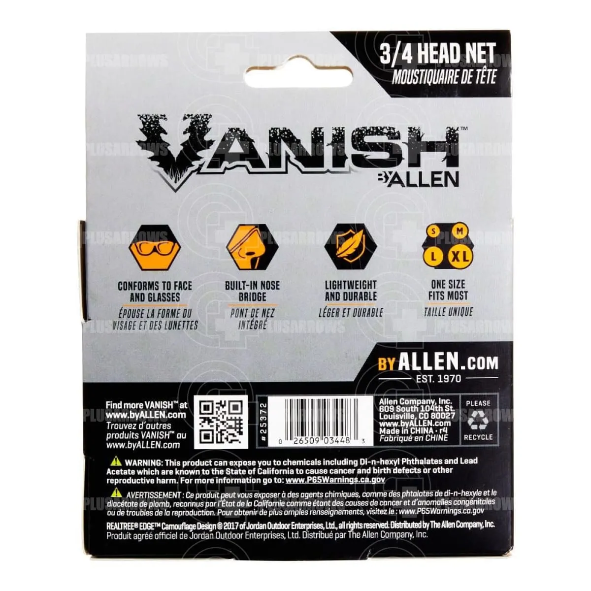 Vanish 3/4 Head Net