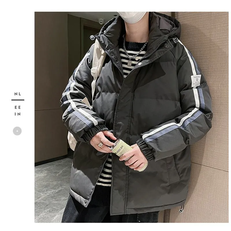 Warmth Thickened Hooded Puffer Jacket