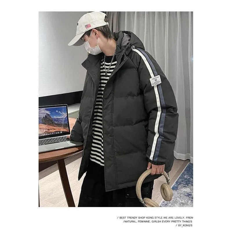 Warmth Thickened Hooded Puffer Jacket