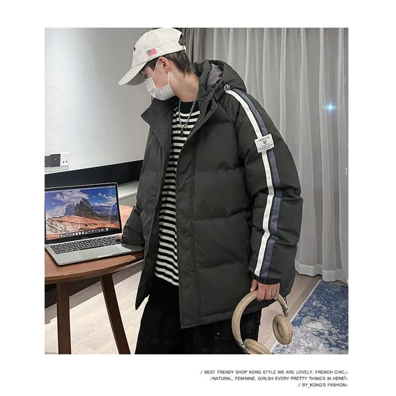 Warmth Thickened Hooded Puffer Jacket