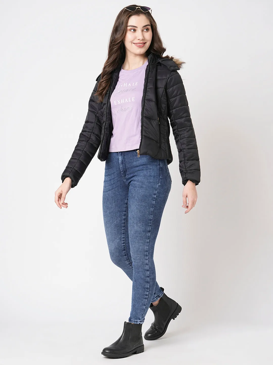 Women Hooded Puffer Jacket