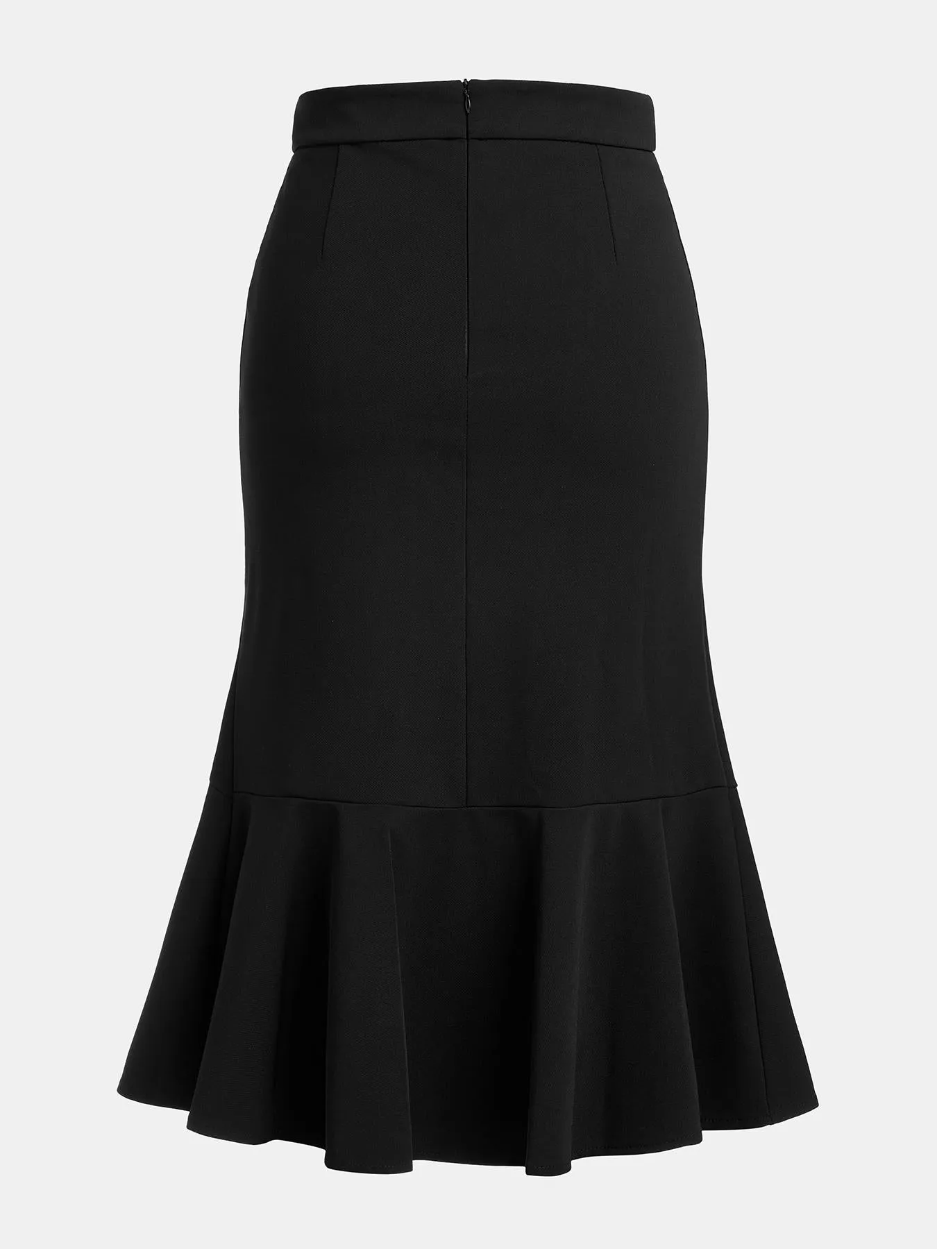 Women's Asymmetrical Ruched Mermaid Skirt