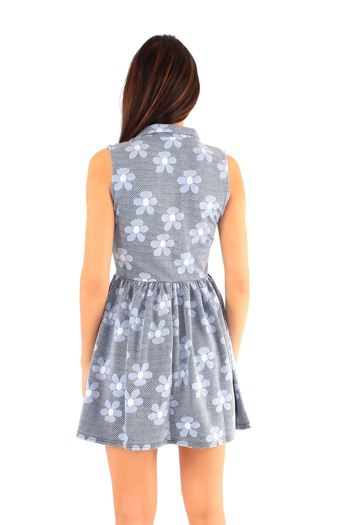 Womens Floral Tory Midi Dress