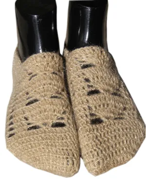 Women's Handmade Socks Soft Woollen Elegant Crochet Design Graminarts