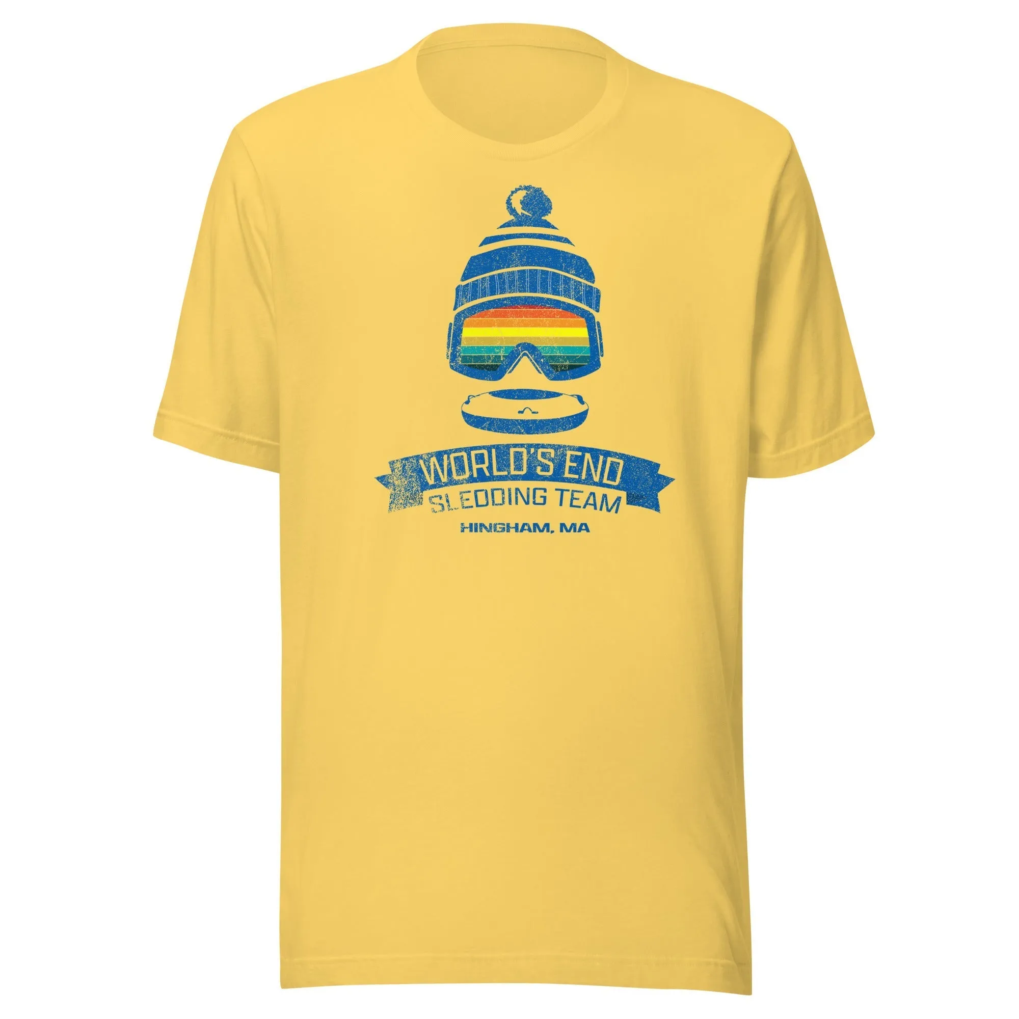 World's End Sledding T-Shirt - Hingham, MA